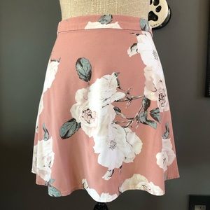 Rosy Floral Skirt